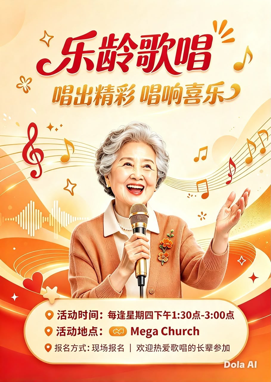 🎤🎶 乐龄歌唱，唱出精彩，唱响喜乐 🎶💕
